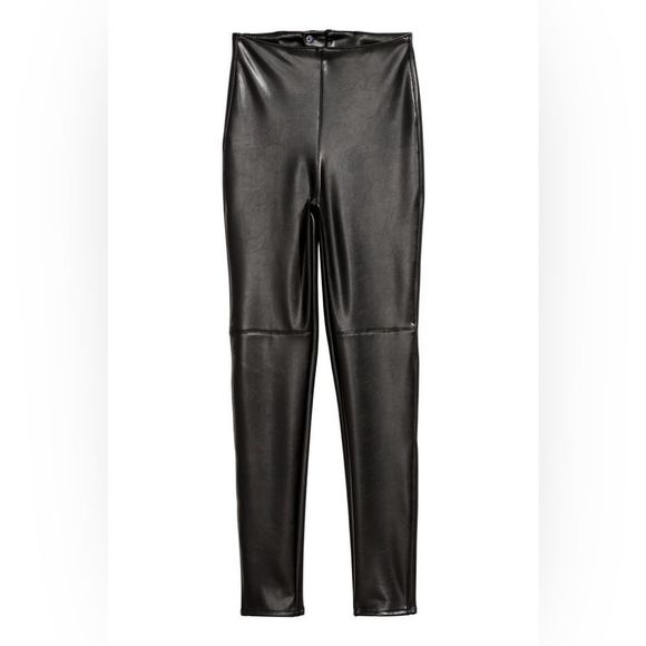 H&M Faux Leather Pants - Picture 1 of 1